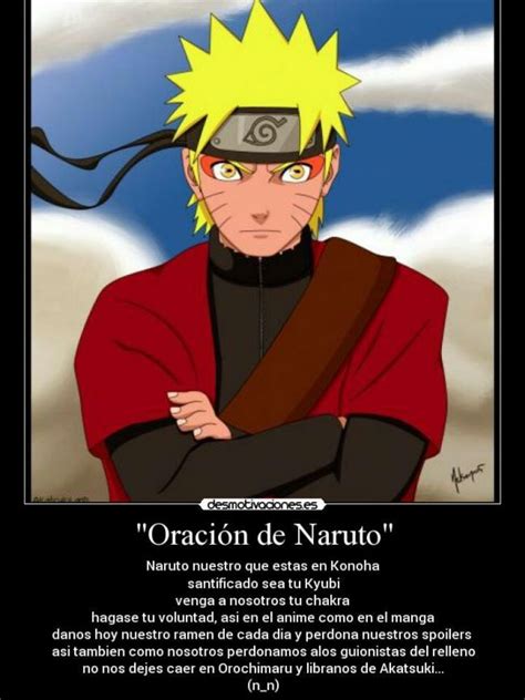 Imágenes De Naruto La Oración De Naruto Frases De Naruto