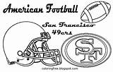 49ers Football Rams Getdrawings Seahawks Seattle sketch template