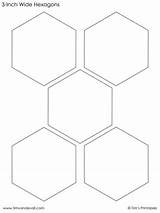Hexagon Timvandevall sketch template