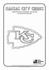 Coloring Nfl Pages Logos Teams Cool Chiefs Football Kansas City American Shark Logo Team Print Conference Broncos Denver Visit Choose sketch template
