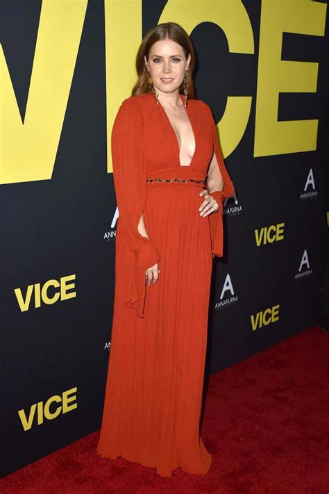 amy adams braless at vice premiere in beverly hills