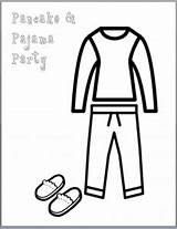 Pajama Coloring Party Own Decorate Pancake Little sketch template