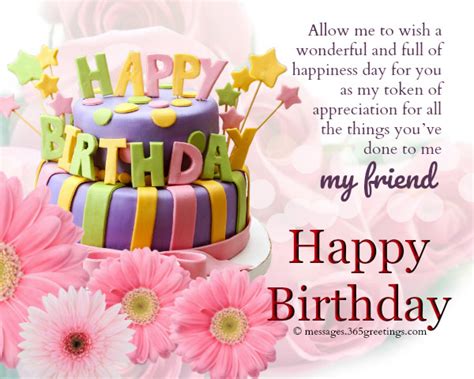 √ Happy Birthday To My Special Friend Quotes