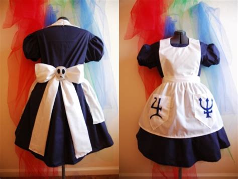 American Mcgee Spooky Alice In Wonderland Costume Dress