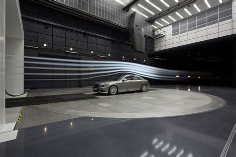 mercedes benz opens  aeroacoustic wind tunnel autoevolution
