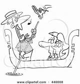 Cartoon Gondolier Clip Singing Shoe Flying Outline Couple Toonaday Clipart Illustration Royalty Rf Venice Row Gondolas 2021 sketch template