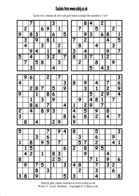 printable sudoku   page blank printable sudoku  sudoku