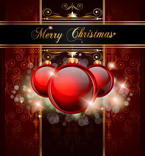 elegant merry christmas background stock vector image