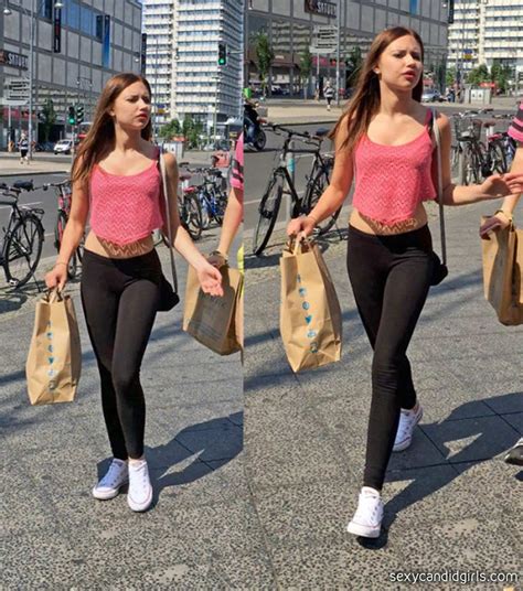 Braless Teen In Yoga Pants Sexy Candid Girls