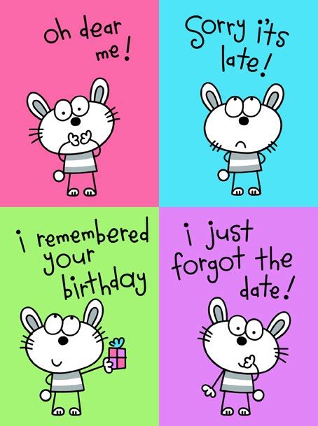 Funny Belated Birthday Quotes Quotesgram