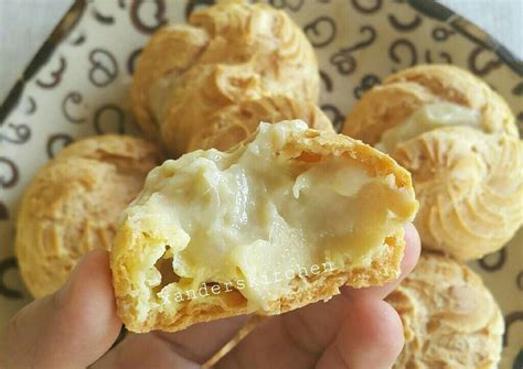 Kue Sus Vla Durian Foto Resep Utama Donut Recipes Snack Recipes