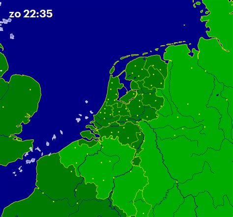 buienradar van nederland en europa