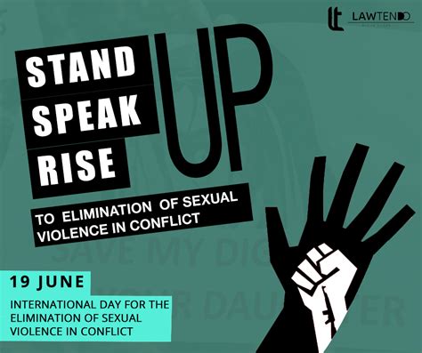 international day for the elimination of sexual violence in conflict 2019