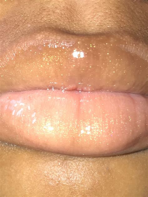goldie  liplash gold shimmer lip gloss moisturizing lip etsy