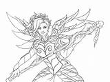 Overwatch Coloring Pages Mercy Color Para Printable Drawing Kids Print Anime Sketch Ana Choose Board sketch template