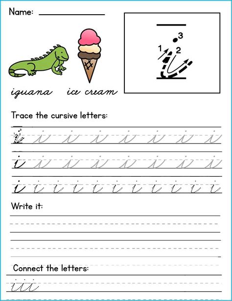 letters cursive handwriting practice printable cursive classroom