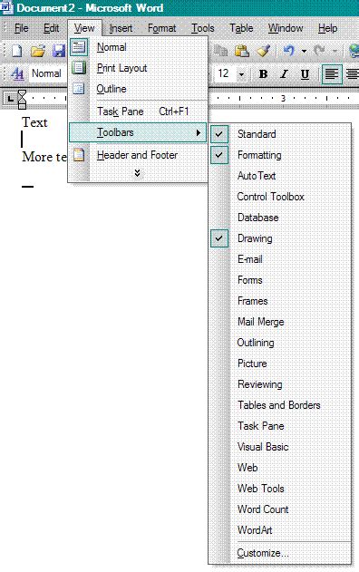 tested features  microsoft word