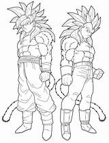 Ssj4 sketch template