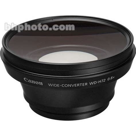canon wd  mm  wide angle converter lens  bh