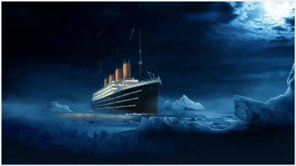 titanic sink ocean sea titanic