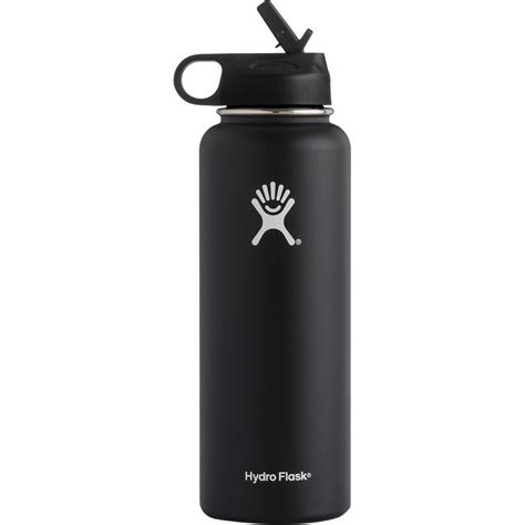 Hydro Flask 40oz Wide Mouth Water Bottle With Straw Lid Hike And Camp