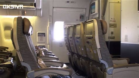 etihad emergency exit seat 777 300er youtube