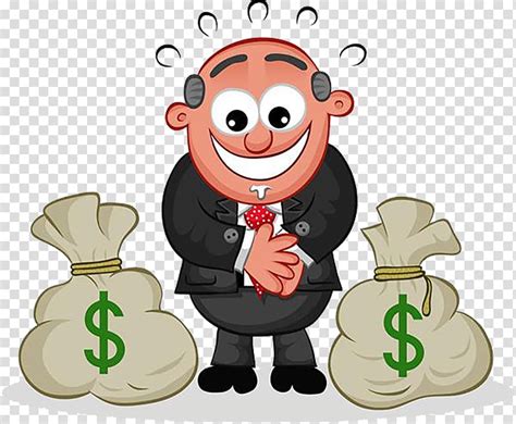cartoon greedy man transparent background png clipart hiclipart