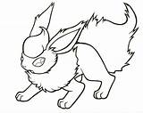 Flareon Lineart Pokemon Clipartmag sketch template