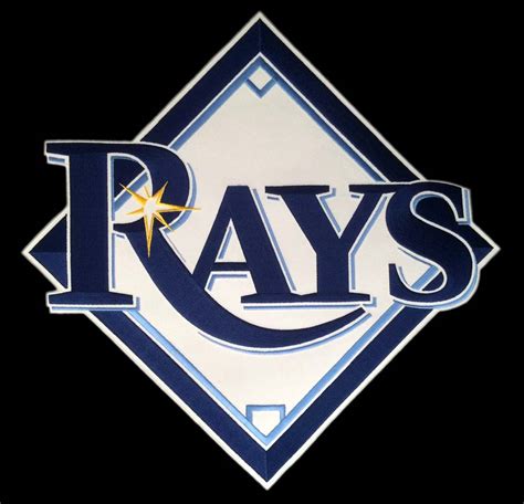 tampa bay rays mlb baseball huge  team logo patch