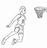 Coloring Ausmalen Basketteur Korbleger Players Celtics Bestof Bestappsforkids Collegesportsmatchups sketch template