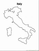 Italy Printable Coloring Countries sketch template