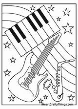 Music Coloring Pages Sheets Printable sketch template