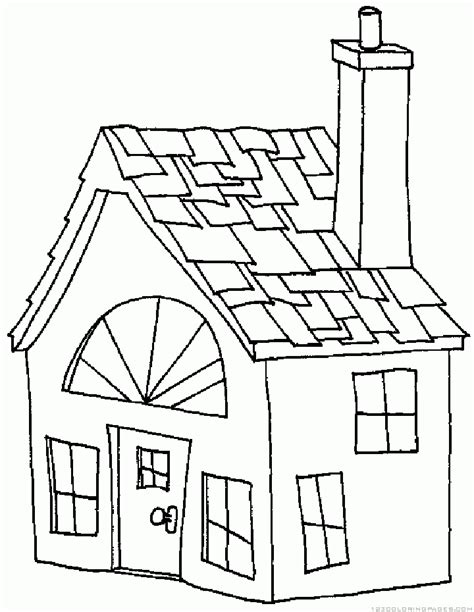 house coloring pages part
