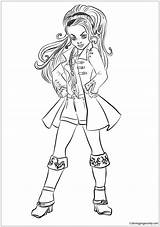Descendants Coloring Pages Uma Wicked Hook Evie Cj Coloringpagesonly Online Color Kids Colouring Book Printable Getcolorings Disney Da Picturesque sketch template