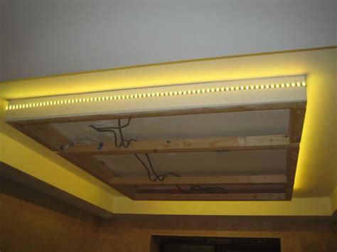 led strip light  suspended ceiling home pinterest led strip ceilings  lights