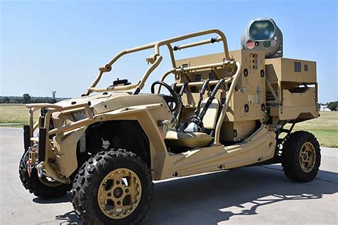 raytheons laser dune buggy set  fry enemy quadcopters militarycom