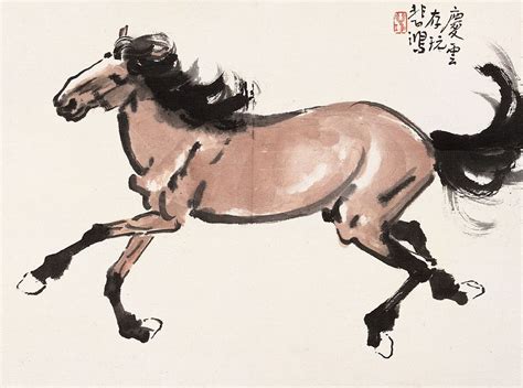 xu beihongs horses chinese painting horses chinese art painting chinese painting