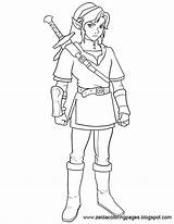 Coloring Pages Zelda Ocarina Time Link Hyrule Warriors Getcolorings Template sketch template