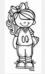 Tomboy Colouring Clipart sketch template