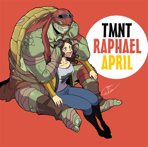 Raphael And April By Mosaic47 On Deviantart Teenage