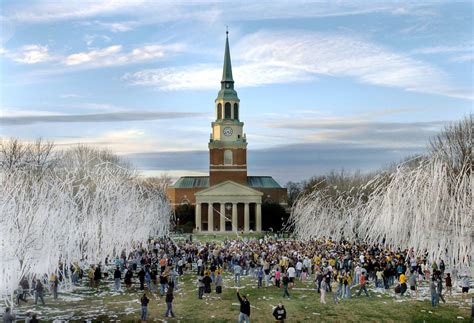 wake forest university ranked 14th among the nation s party schools