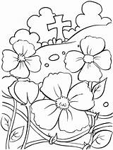 Remembrance Anzac Poppies Children Australia Bestcoloringpages Paix Organised Theorganisedhousewife sketch template