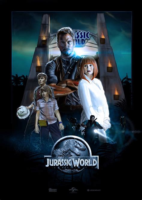 jurassic world fan poster jurassicpark