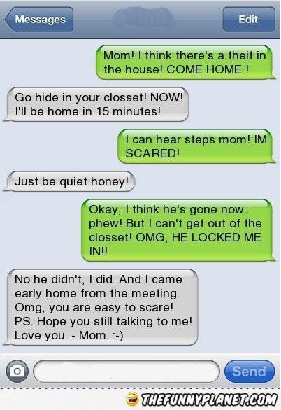 Evil Mom Owns Her Son Funny Text Messages Funny Messages Funny Texts