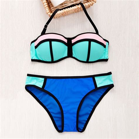 Sexy Women Swimsuit Bikini Set Push Up 2017 Nylon Brazilian Beach