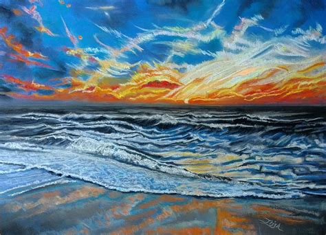 Sunset Seas Painting By Patricia Bonnette Fine Art America