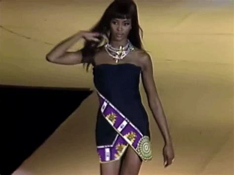 naomi campbell hair flip find and share on giphy