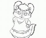 Alvin Coloring Chipmunks Pages Eleanor Chipmunk Drawing Drawings Chipettes Chipette Printable Getdrawings Popular Library Clipart Books sketch template