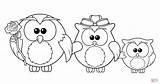 Gufi Famiglia Eulen Gufetti Coloriage Families Chouette Ausmalbilder Owl Skip Ausmalbild Pluspng Stampare Supercoloring Categories sketch template