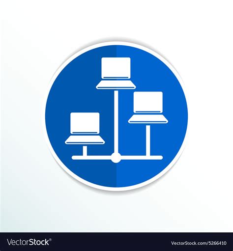 network icon networking wired lan web royalty  vector